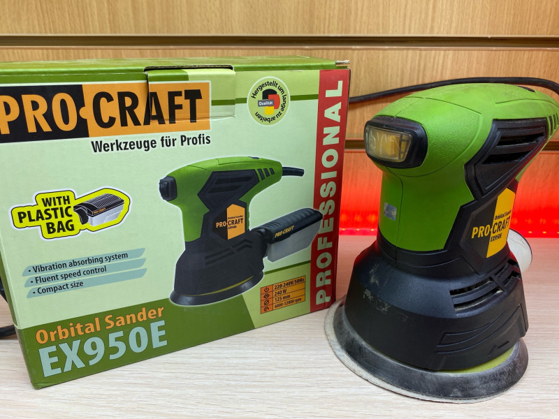 Шлифмашинка ProCraft EX950E
