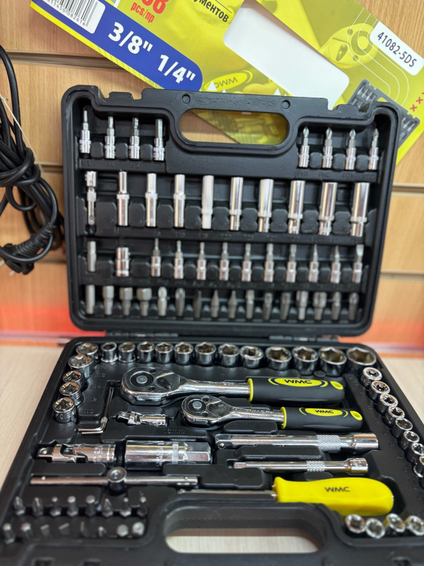 Набор инструментов WMC Tools 108 ПРЕДМЕТОВ