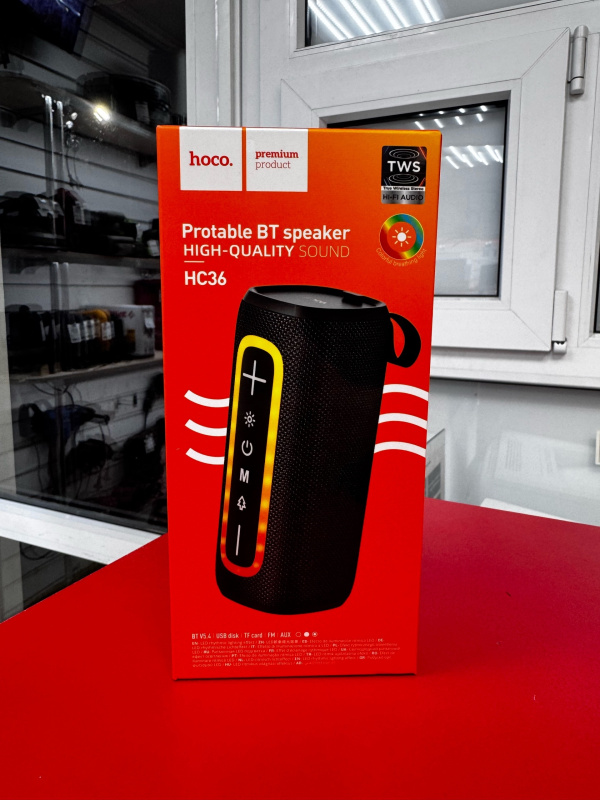 Колонки Bluetooth Hoco HC36, 10Вт, 1200мАч