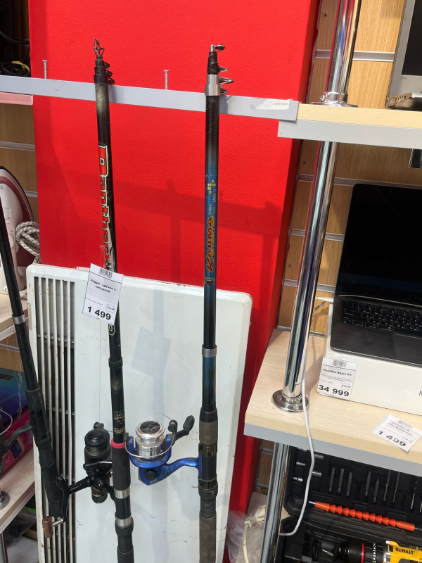 sy200  удочка с катушкой