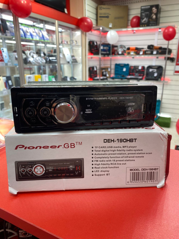Автомагнитола . Pioneer DEH-190HBT