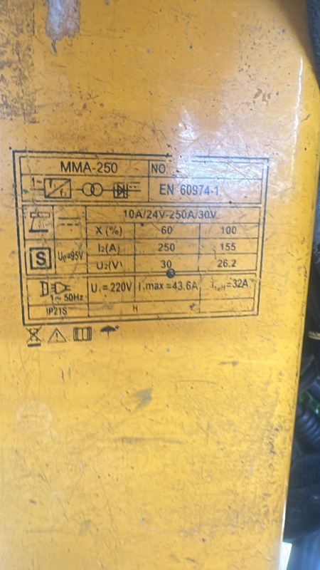 Сварочный аппарат - инвертор ММА Сталь ММА-250